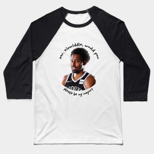 Mr. Dinwiddie Be My Mayor Baseball T-Shirt